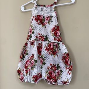 Baileys blossom toddler size large romper